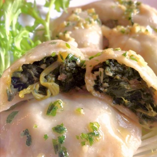 Pierogi ze szpinakiem 6 szt.